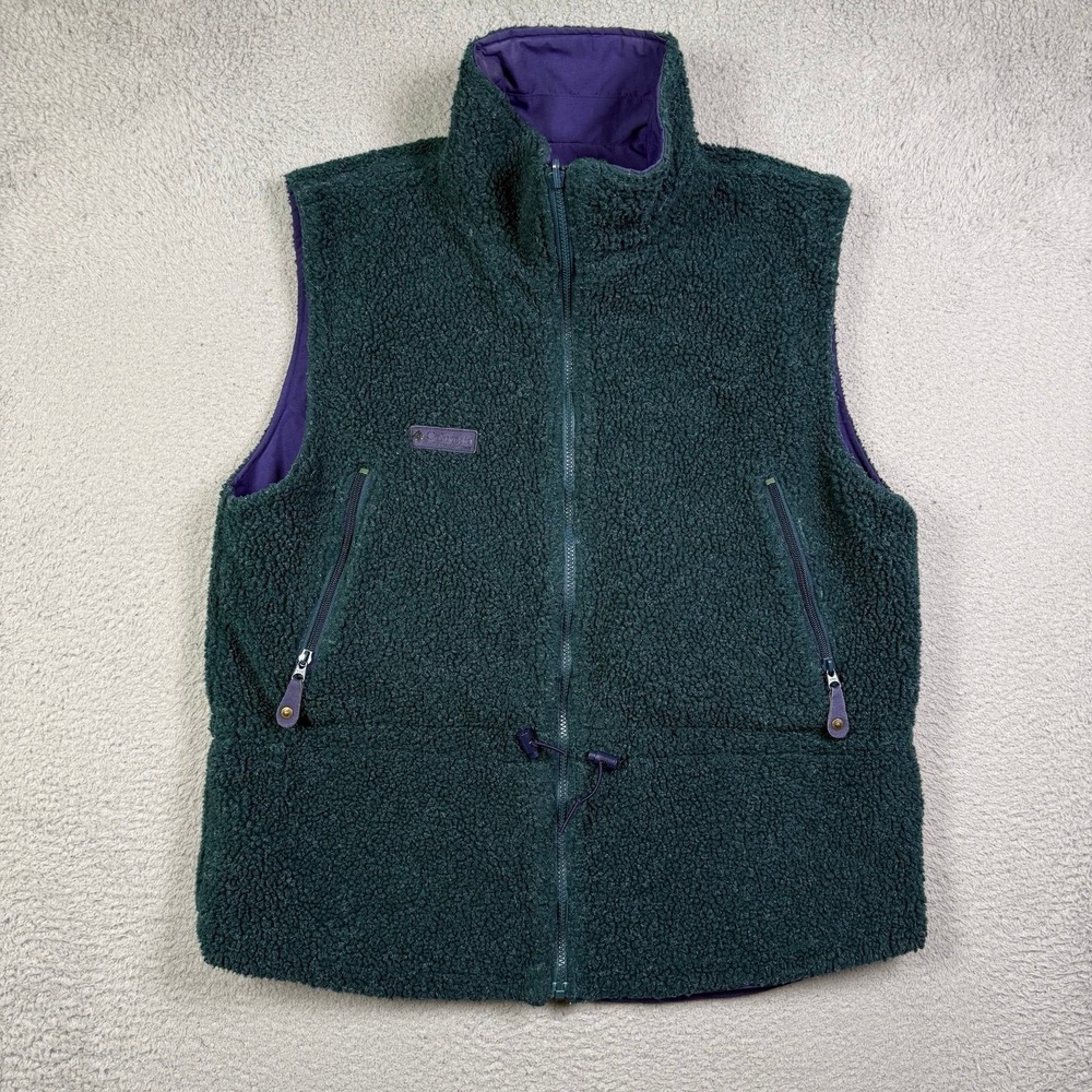 Vintage Columbia‎ reversible fleece vest - Picture 5 of 6